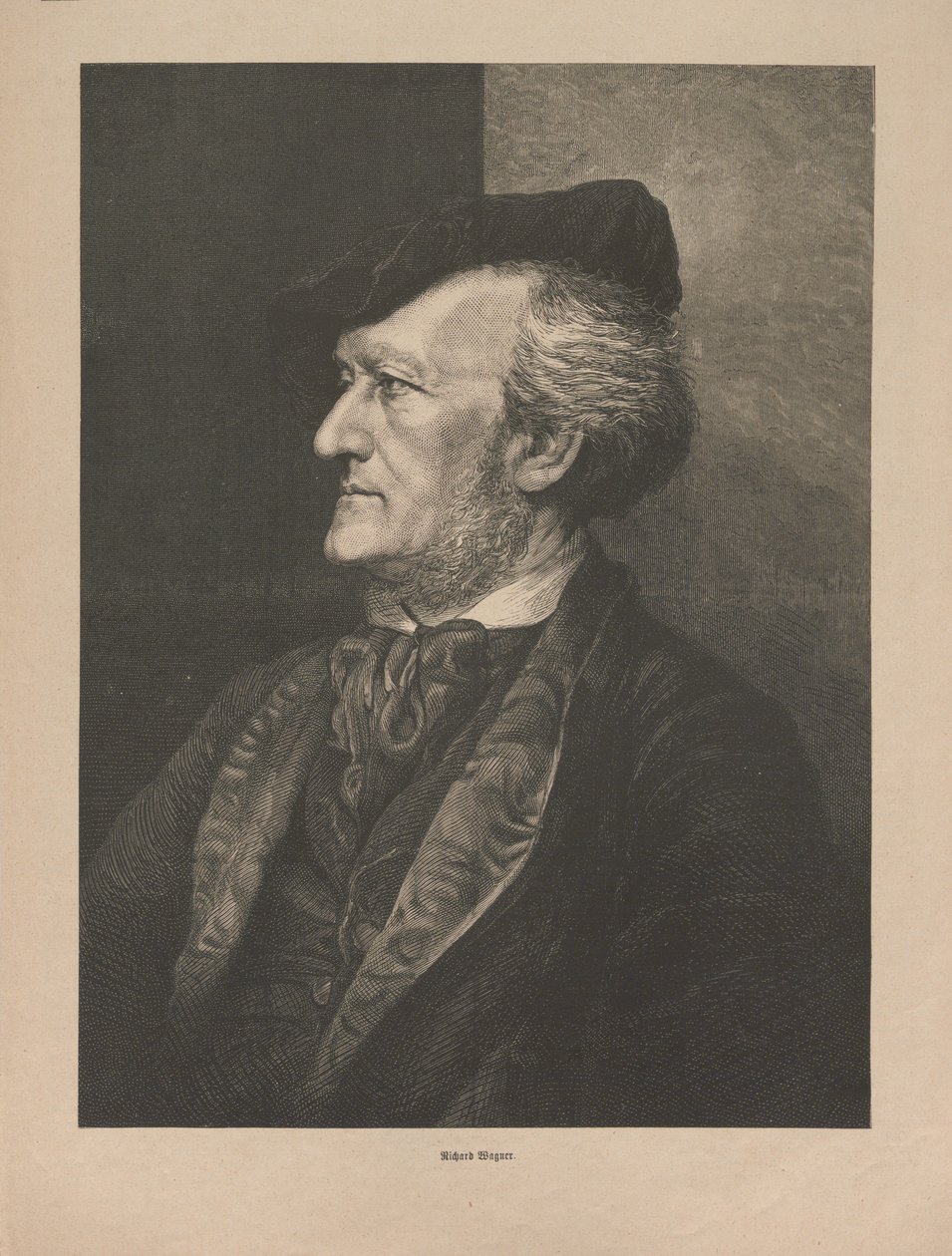 Richard Wagner, 1875. av Unbekannt