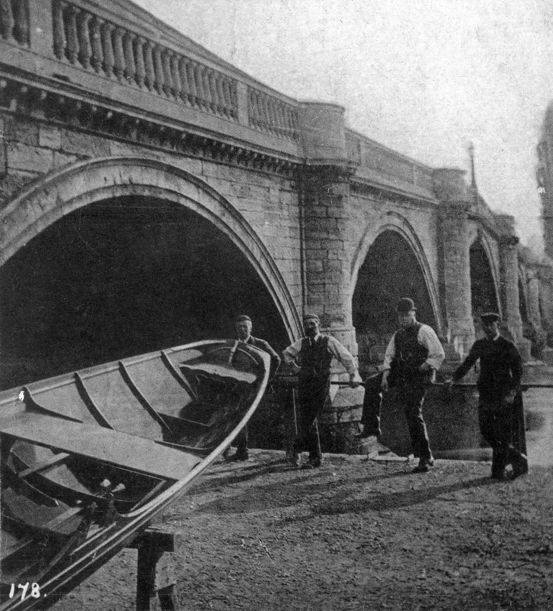 Richmond Bridge, London, tidlig på 1900-tallet av Unbekannt