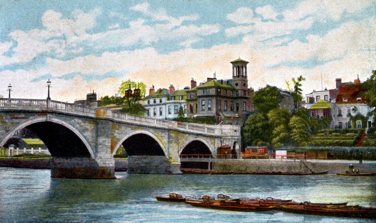Richmond bridge, 1900-tallet av Unbekannt