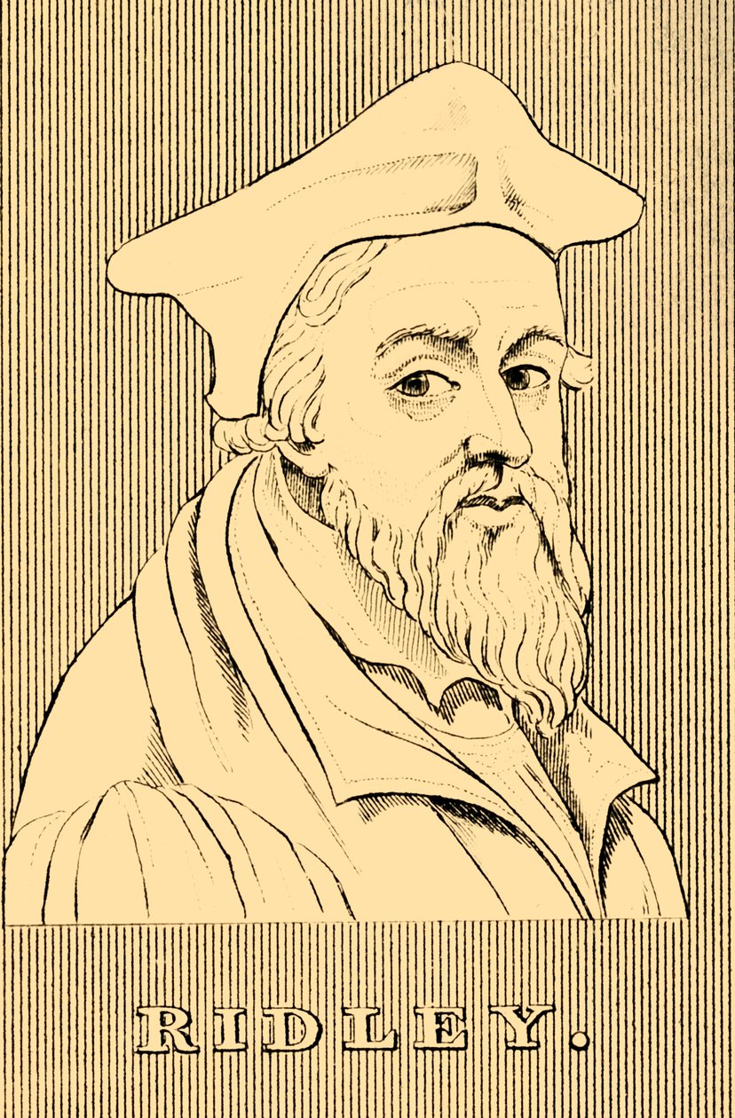 Ridley, c1500-1555, 1830. av Unbekannt