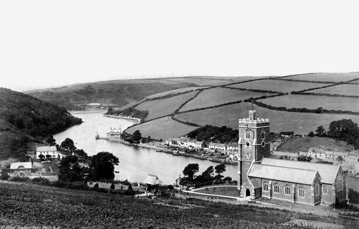 River Yealm, Noss kirke, c1882 av Unbekannt