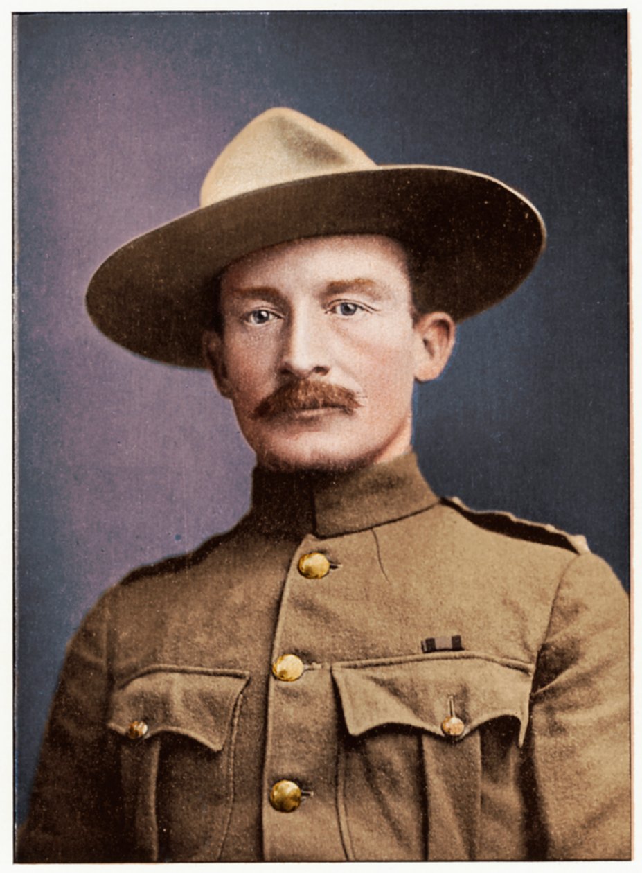 Robert Stephenson Smyth Baden-Powell , britisk soldat, c1900. av Unbekannt