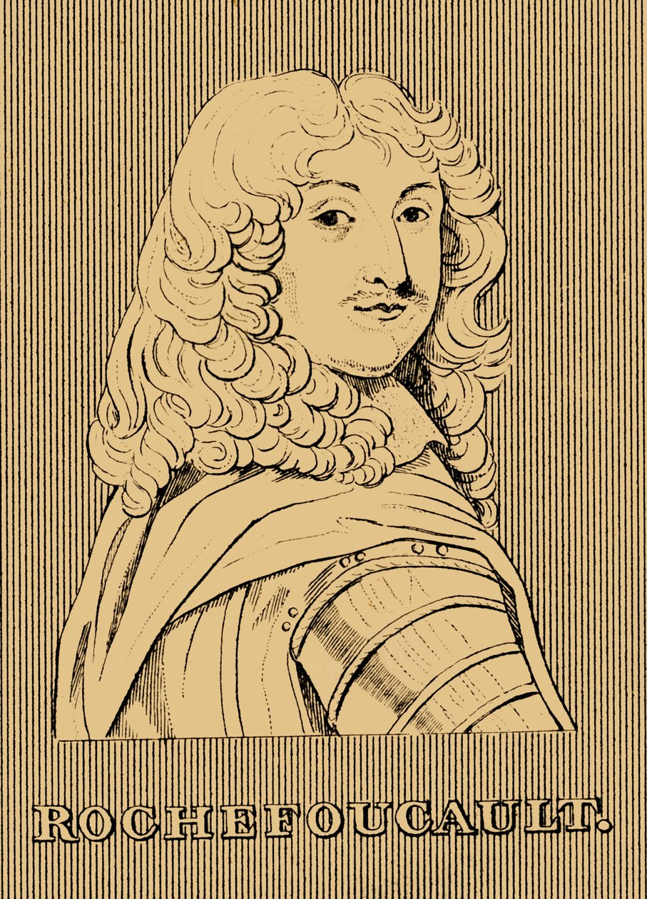 Rochefoucault, 1613-1680, 1830. av Unbekannt