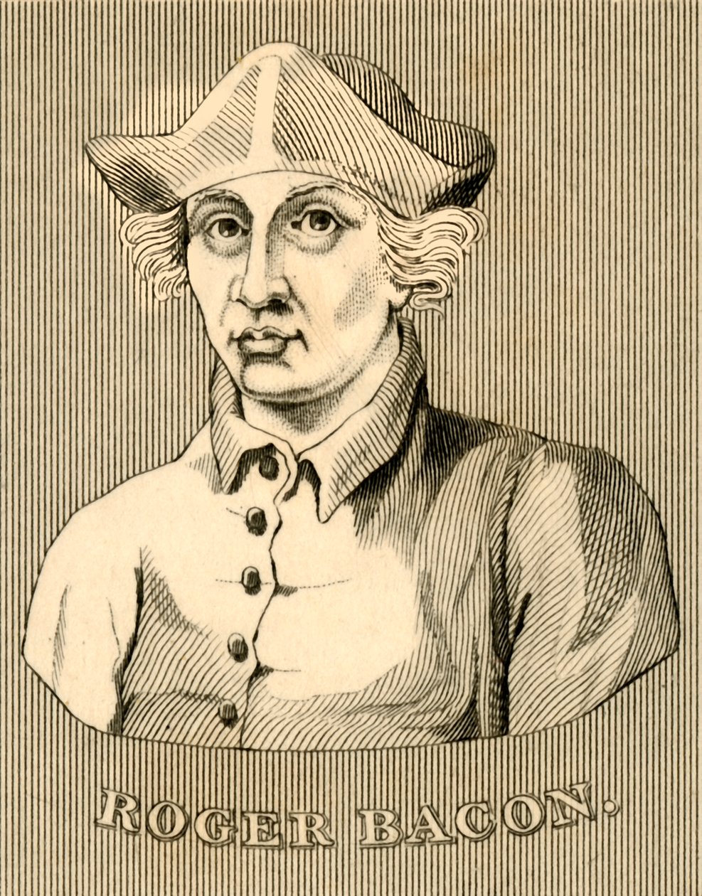 Roger Bacon, 1219-1292, 1830. av Unbekannt