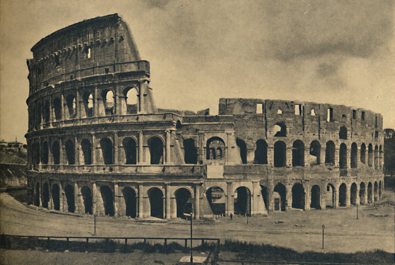 Roma - Flavisk amfiteater kjent som Colosseum, 1910. av Unbekannt