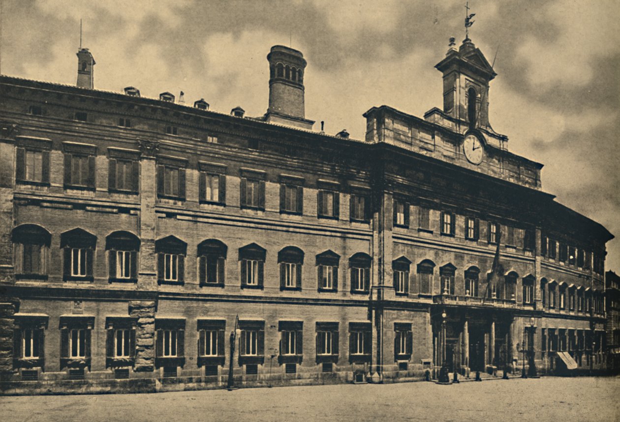 Roma - Montecitorio-palasset, 1910. av Unbekannt