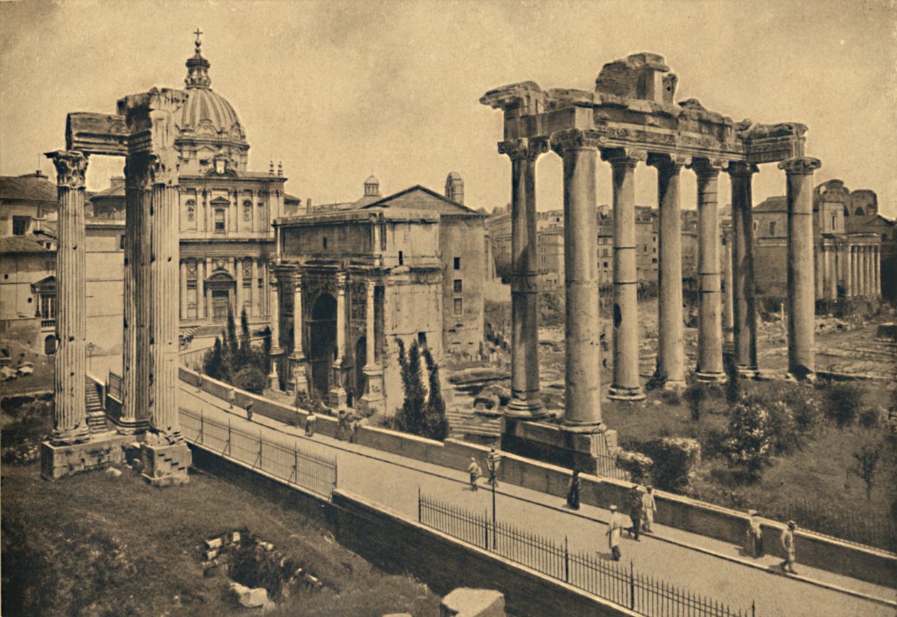Roma - Forum Romanum, 1910 av Unbekannt