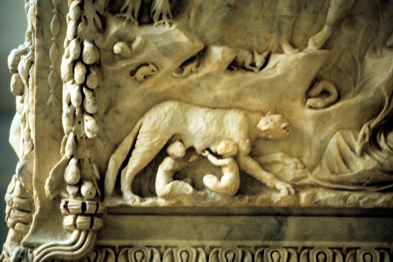 Romulus og Remus dier fra ulven av Unbekannt