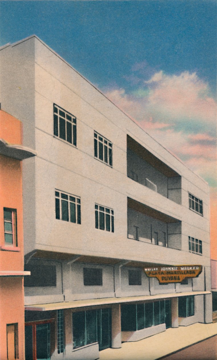 Ropuyana-bygningen. Eier Roberto Puyana, Barranquilla, c1940-tallet av Unbekannt