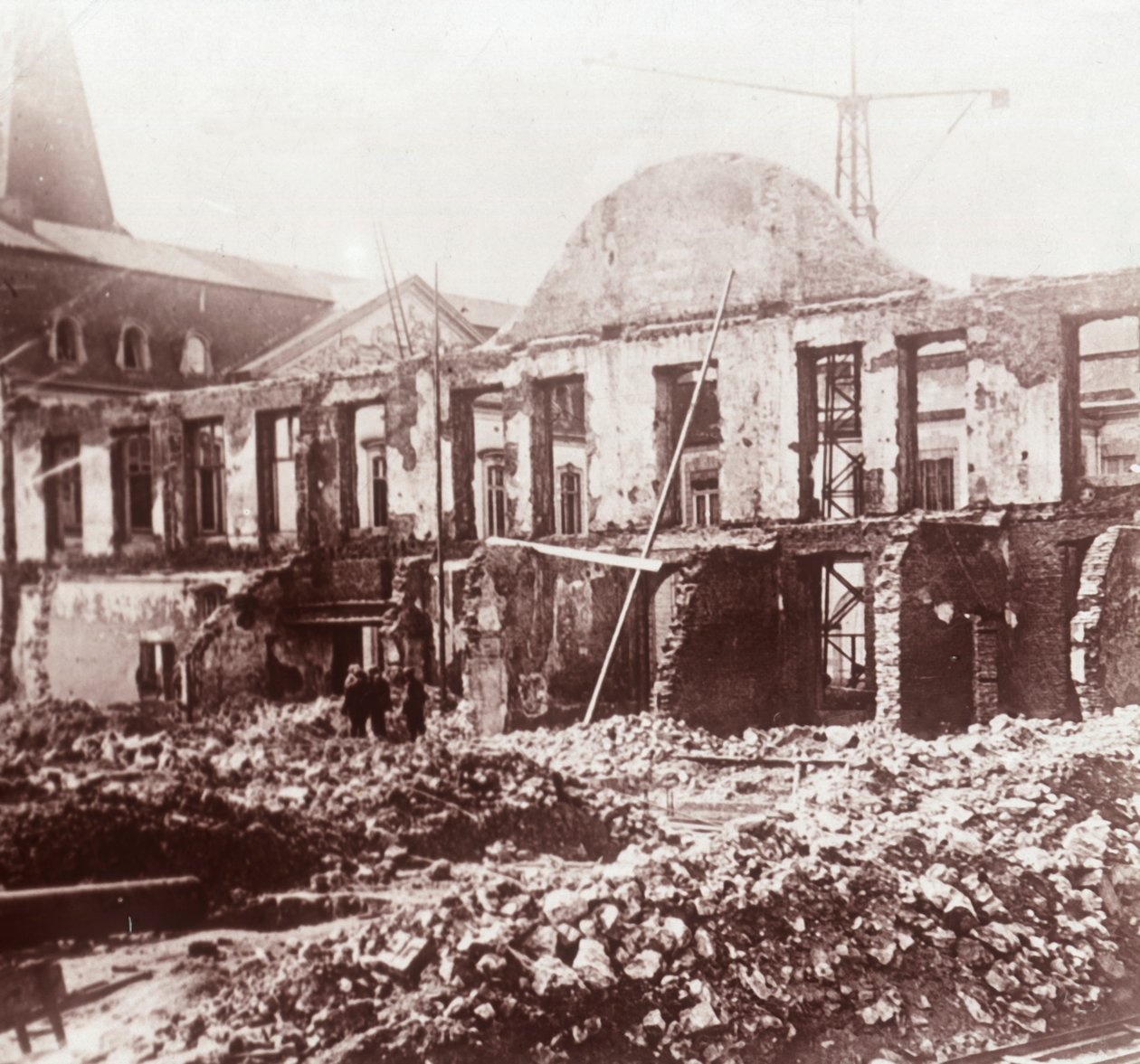 Ruiner, Louvain, Belgia, c1914-c1918 av Unbekannt