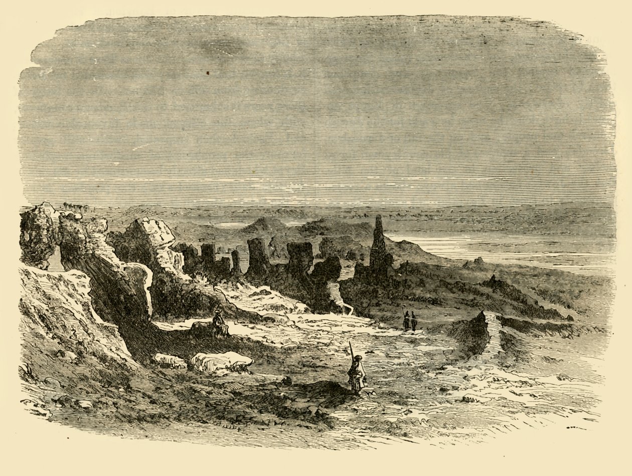 Ruiner ved Sais, 1890. av Unbekannt