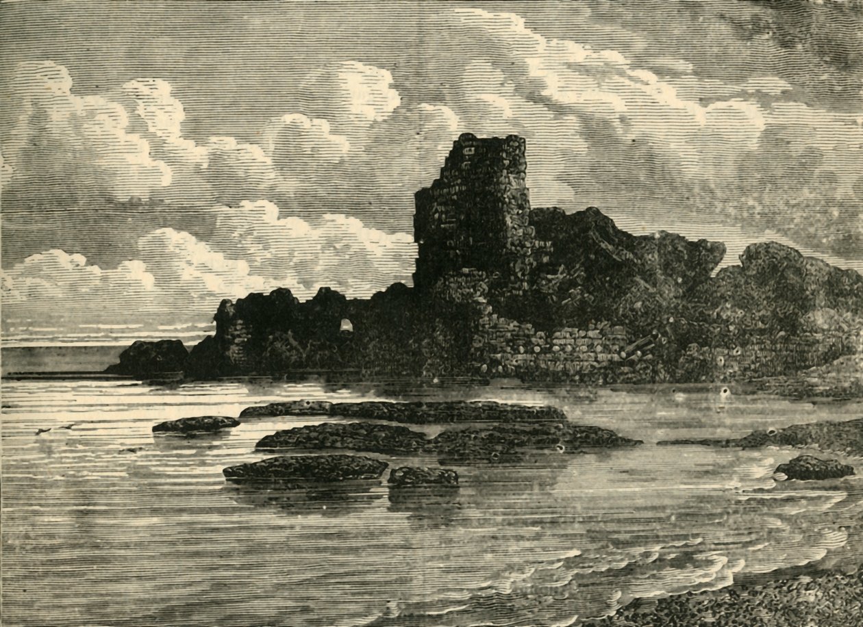 Ruinene av Cæsarea, 1890. av Unbekannt