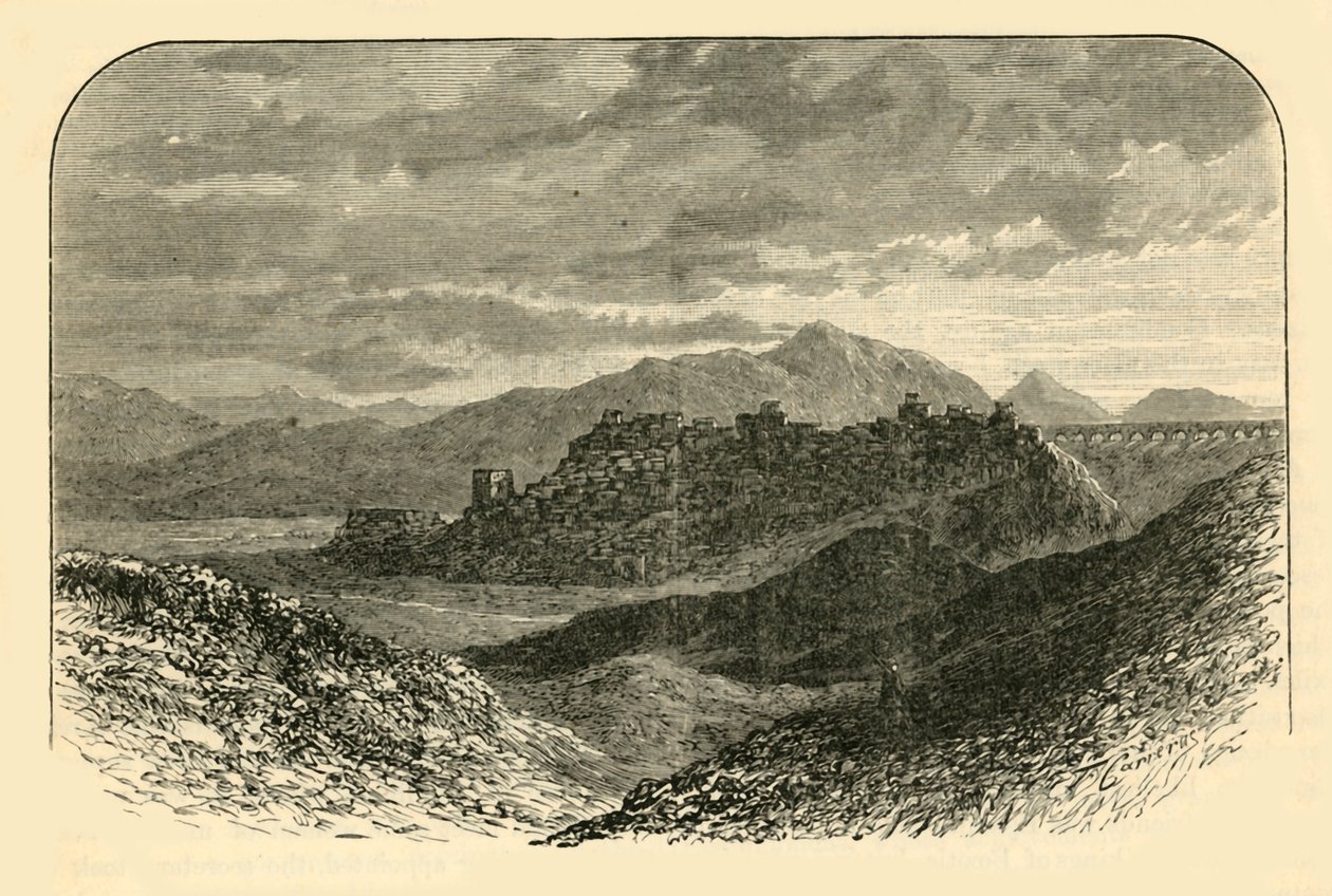 Ruinene av Theben, 1890. av Unbekannt
