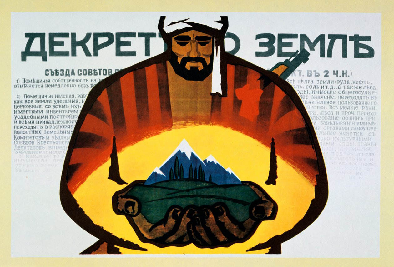 Russisk plakat, 1900-tallet av Unbekannt