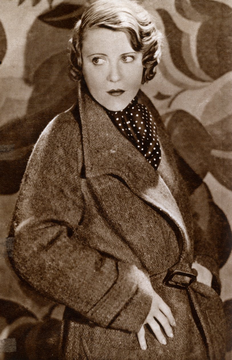 Ruth Chatterton , amerikansk skuespillerinne, 1933 av Unbekannt