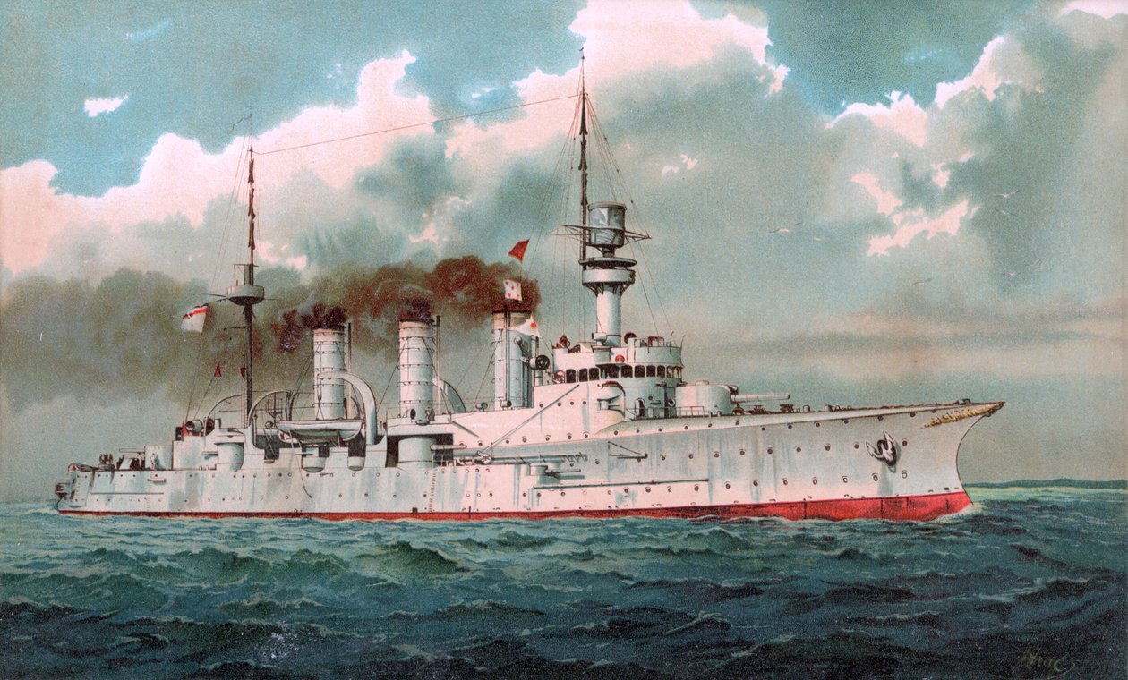 S.M. Stor cruiser Hansa. av Unbekannt