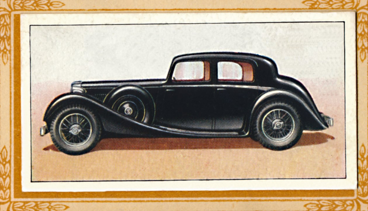 SS Jaguar 2 12-liters sedan, c1936 av Unbekannt