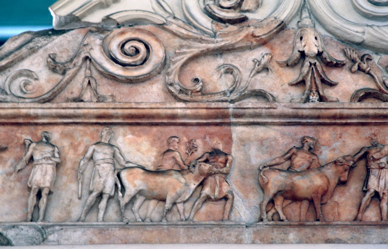 Offerscene på Ara Pacis, Roma av Unbekannt