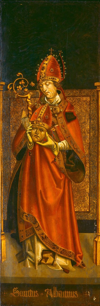 Saint Alban av Mainz, ca. 15001525. av Unbekannt