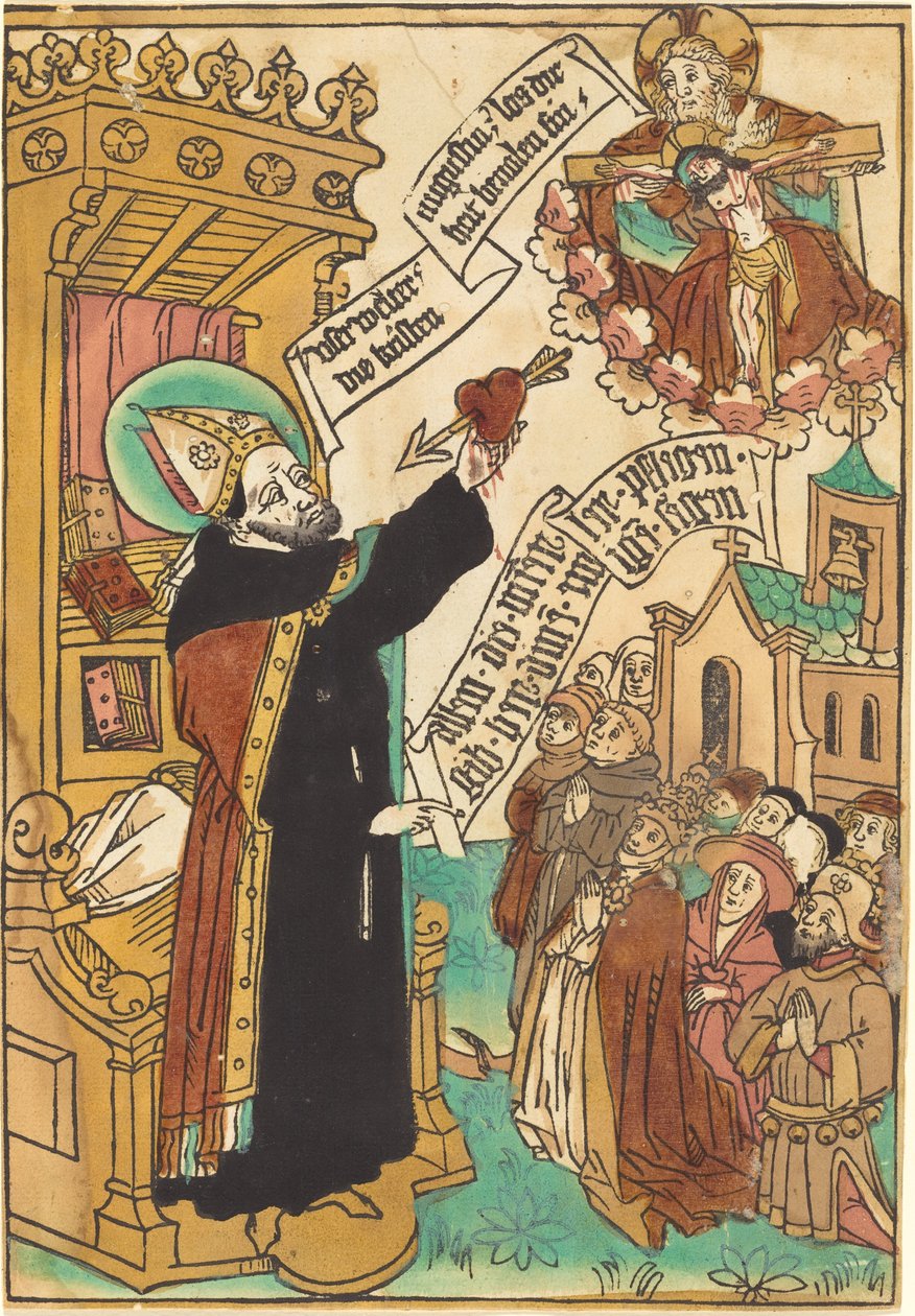 Saint Augustine, 14501460. av Unbekannt