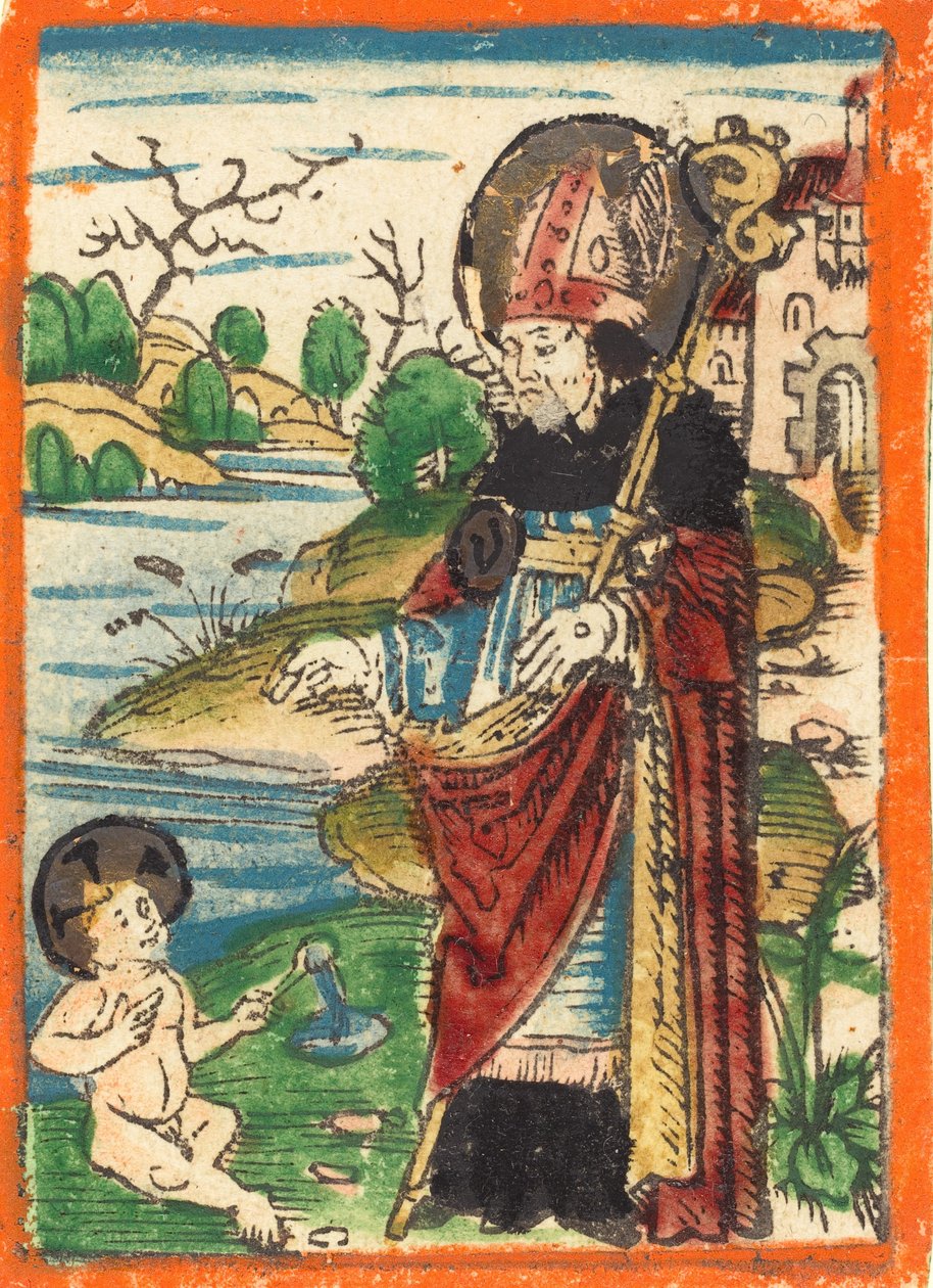 Saint Augustine, 14801490. av Unbekannt