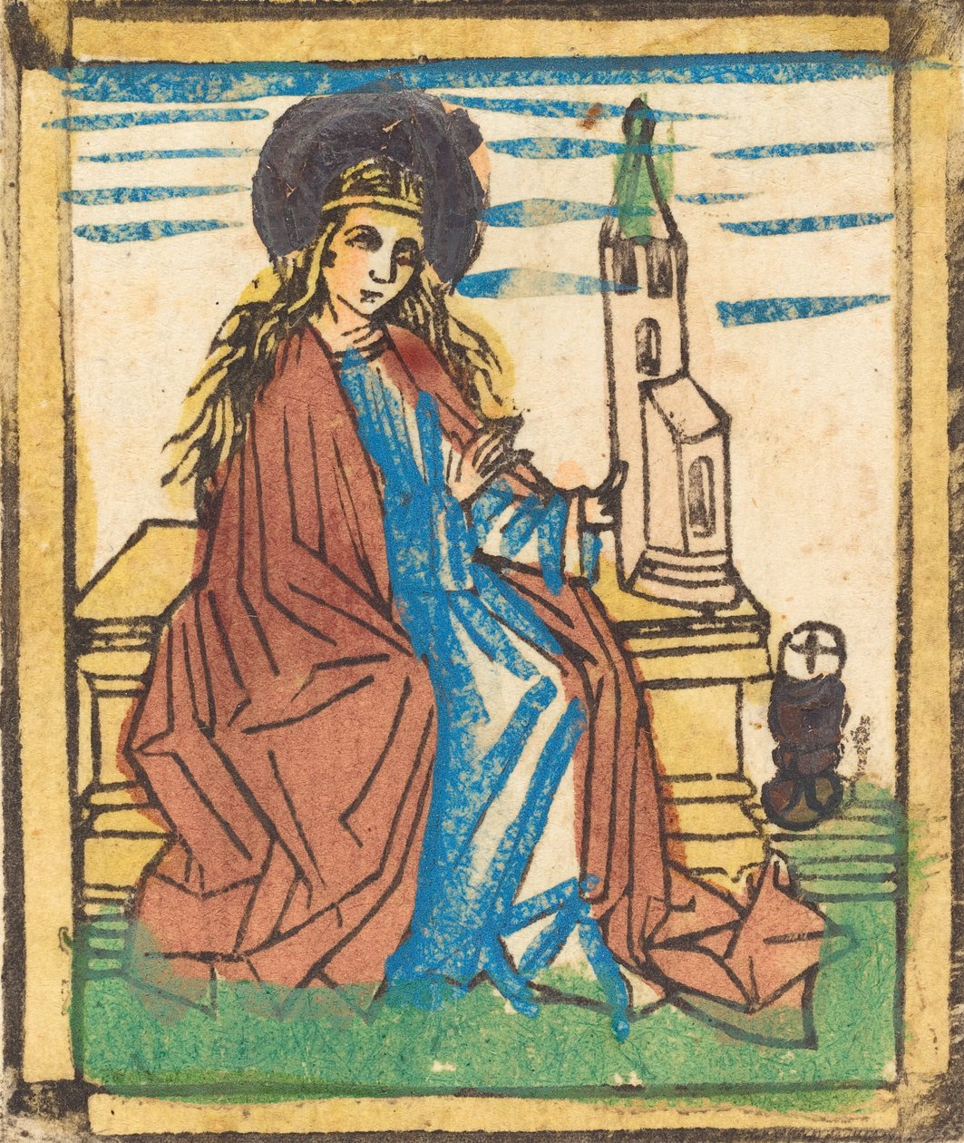Saint Barbara, 14601470. av Unbekannt