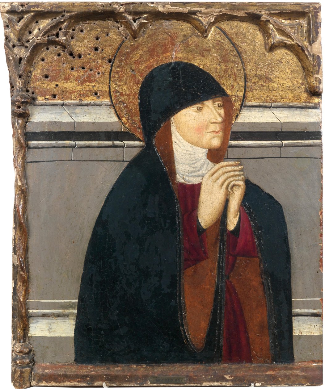 Saint Clare of Assisi, 1400-tallet. av Unbekannt