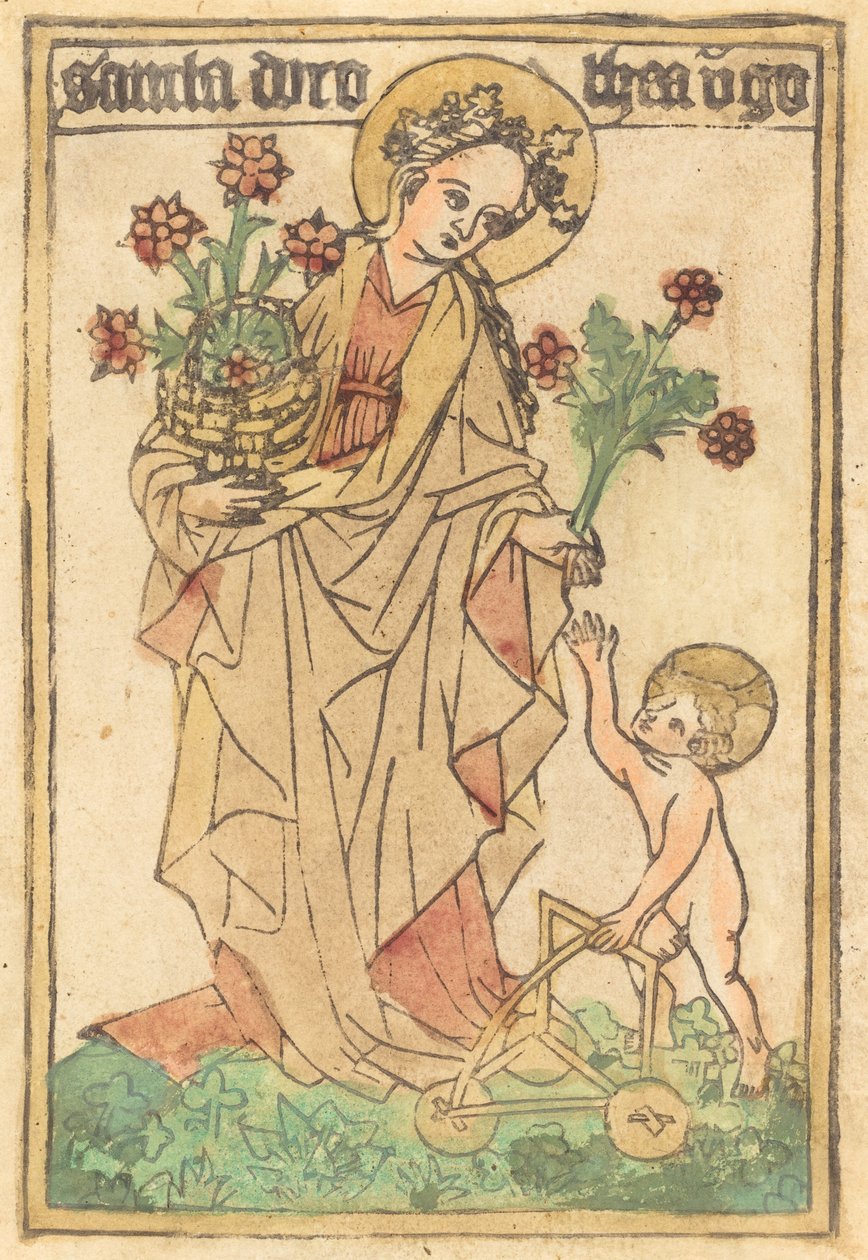 Saint Dorothy, 14401460. av Unbekannt