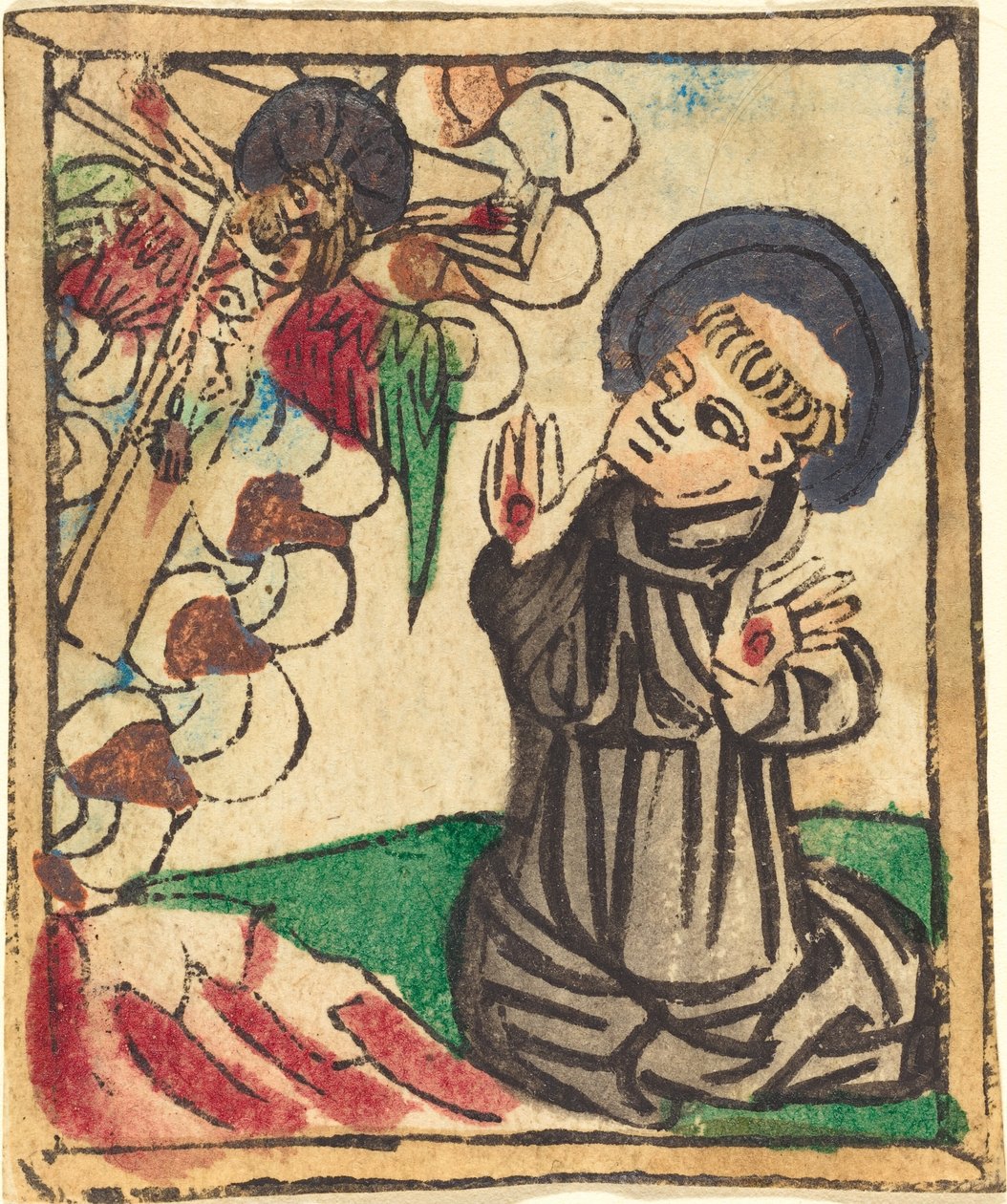 Den hellige Frans av Assisi, 14501470. av Unbekannt