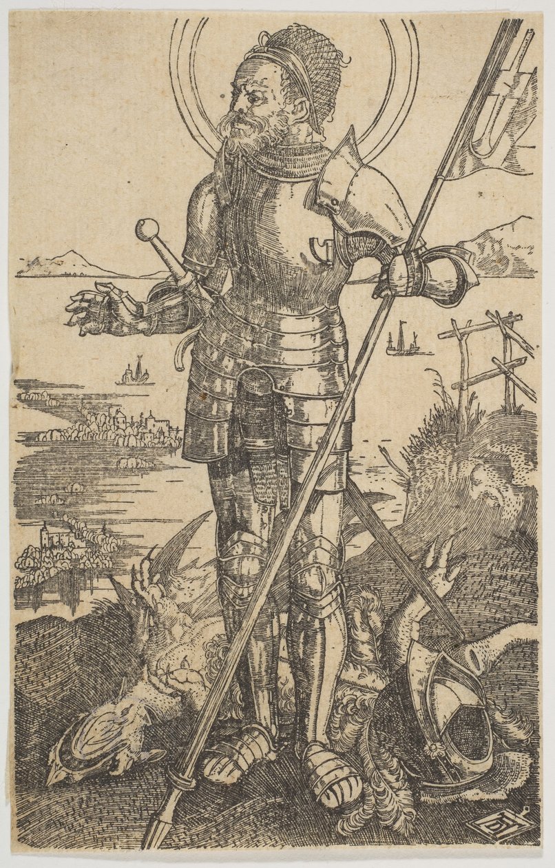 Saint George Stående kopi.n.d. av Unbekannt