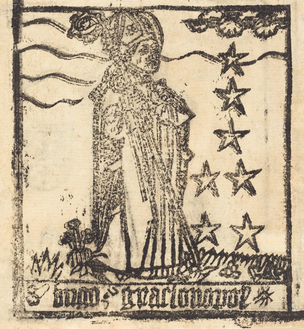 Den hellige Hugo av Grenoble, sannsynligvis 14601480. av Unbekannt