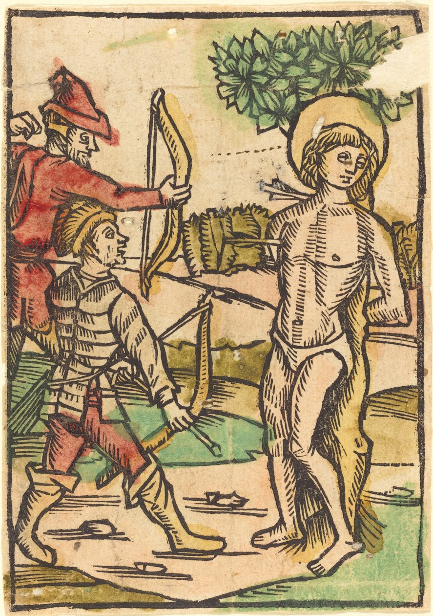 Saint Sebastian, ca. 1490. av Unbekannt