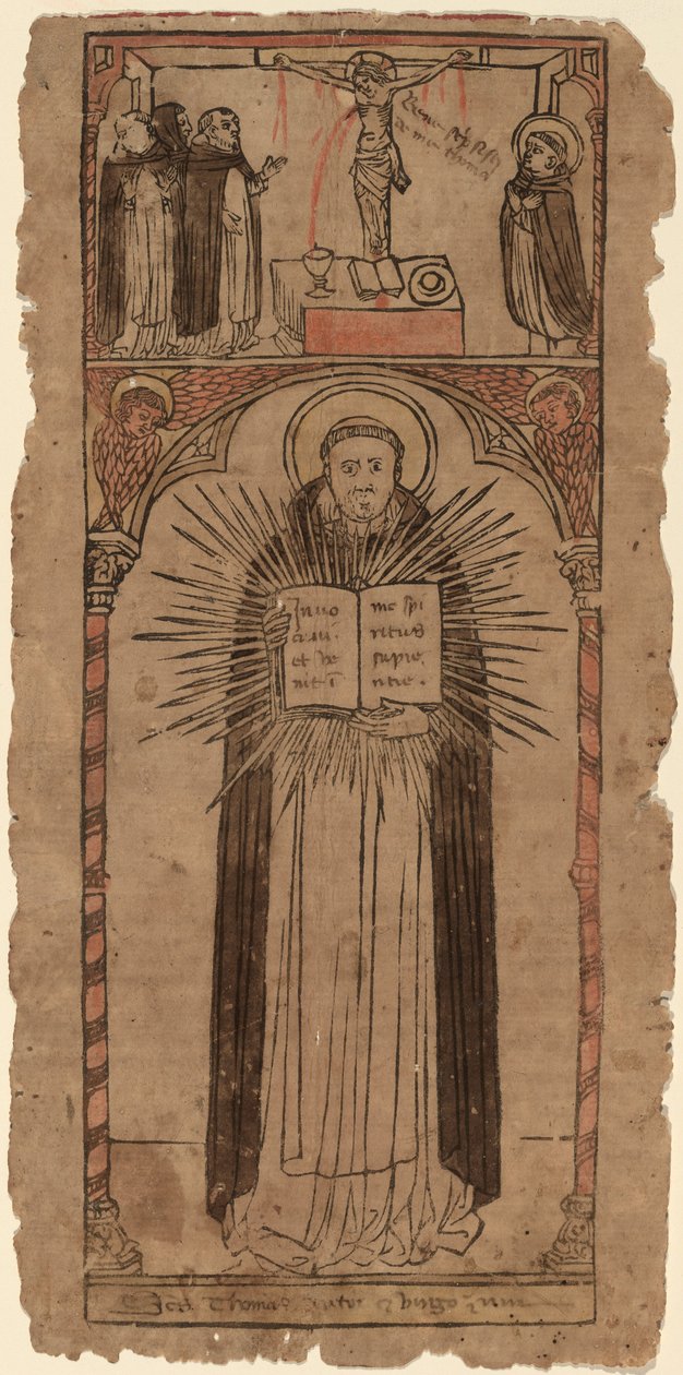 Saint Thomas Aquinas, ca. 1450. av Unbekannt