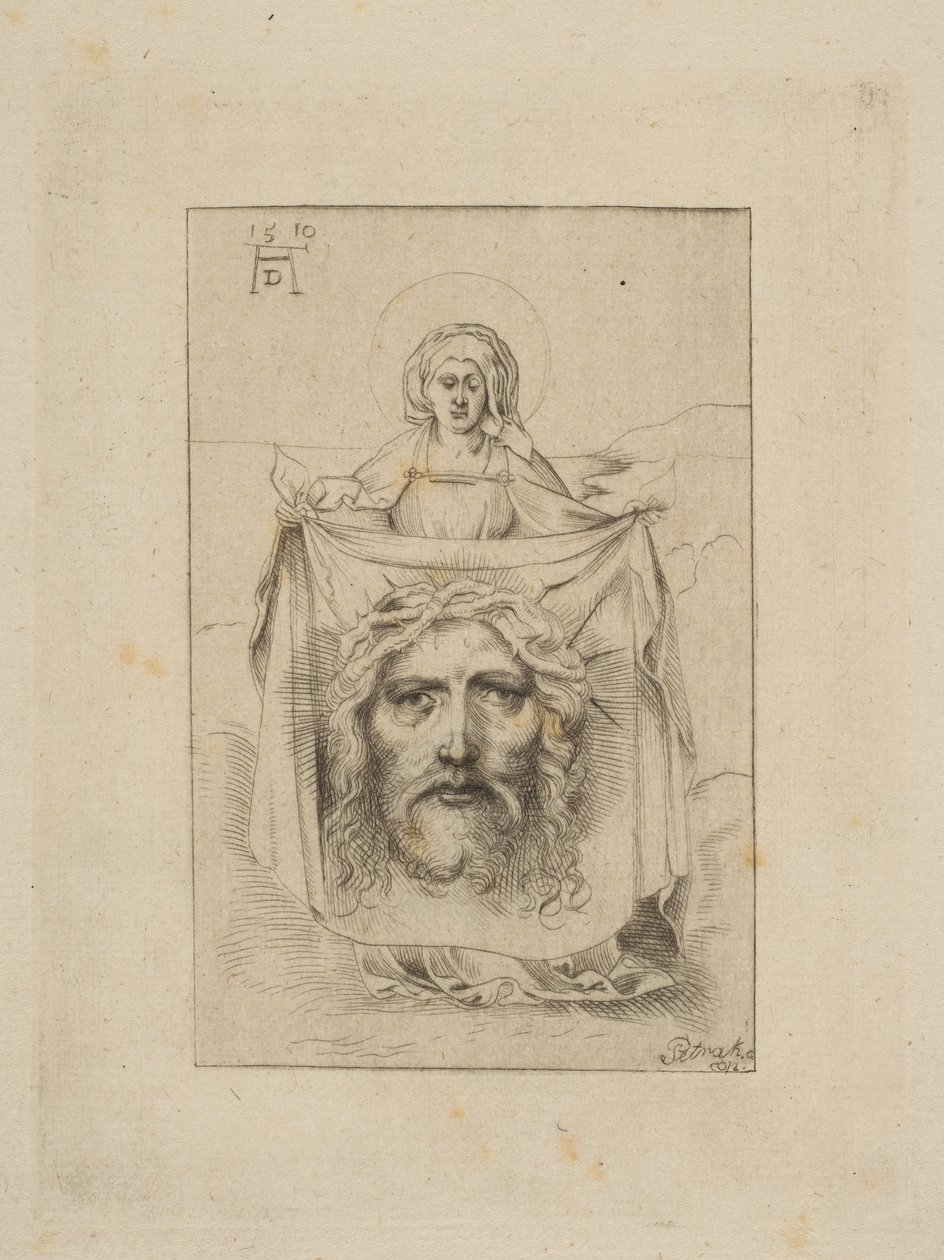 Saint Veronica med Sudarium, 1500-tallet. av Unbekannt