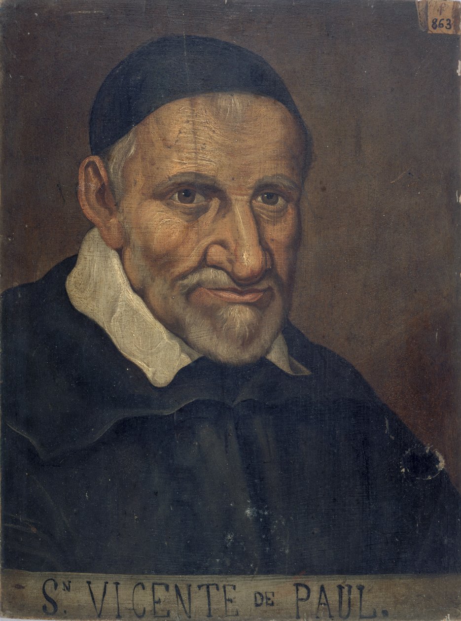 Saint Vincent de Paul 1581-1660, ca. 1660. av Unbekannt
