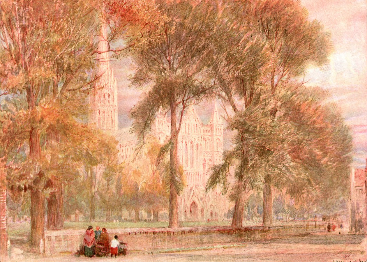 Salisbury Close, 1897, c1900. av Unbekannt