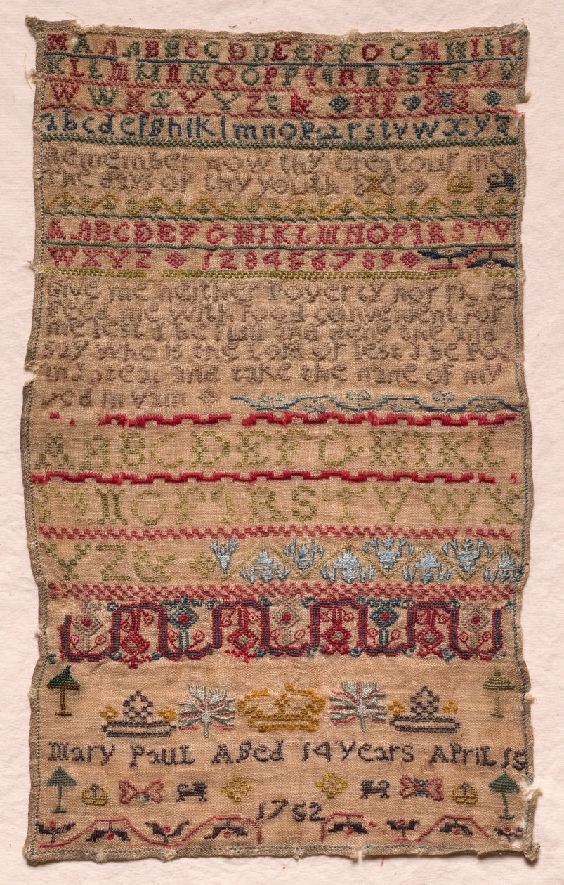 Prøvetaker, 1752. av Unbekannt