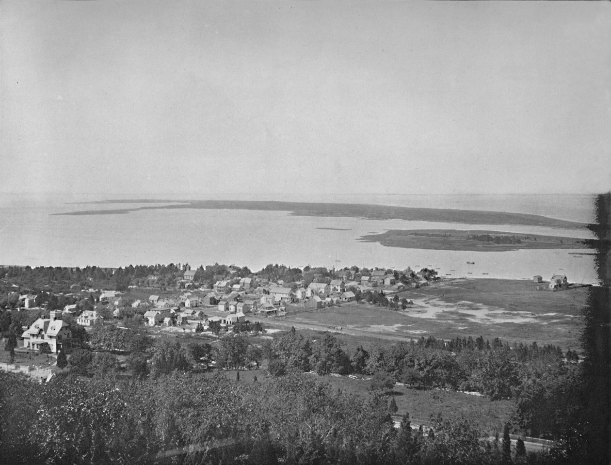 Sandy Hook, fra Highland Light, New Jersey, c1897. av Unbekannt