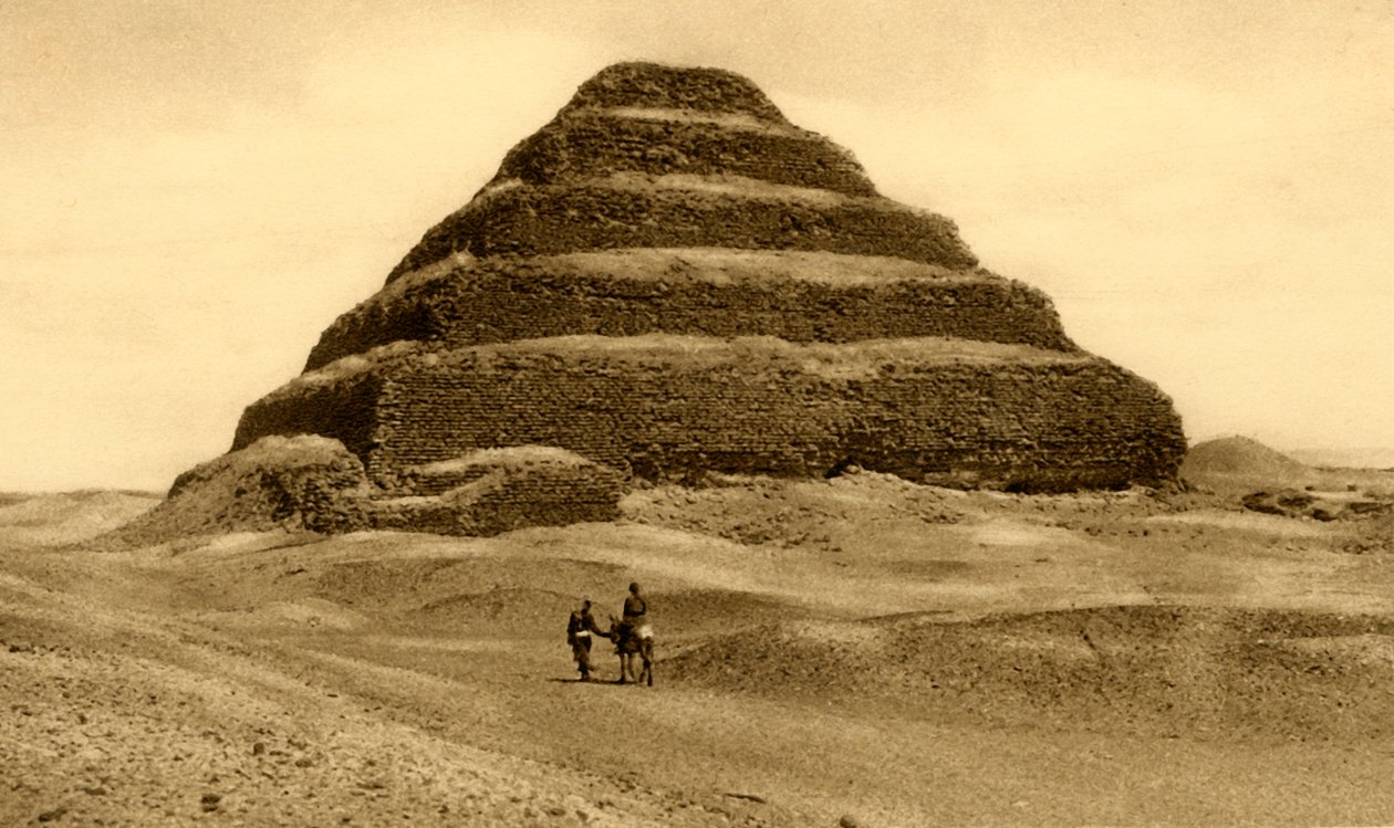 Saqqara - Trinnpyramiden, c1918-c1939. av Unbekannt