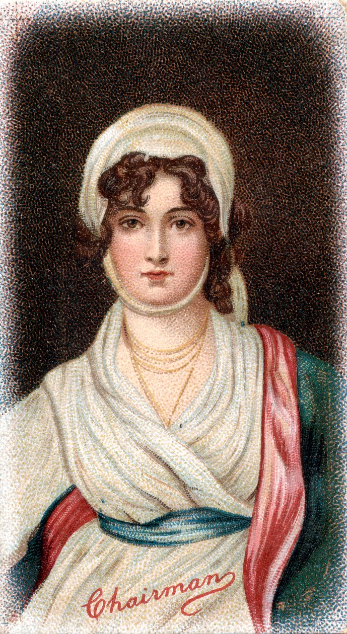 Sarah Siddons, engelsk tragisk skuespillerinne fra 1700-tallet av Unbekannt