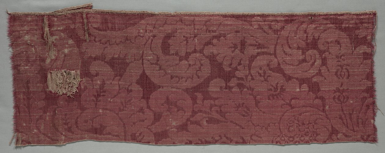 Satin Textile, sent på 1600-tallet. av Unbekannt