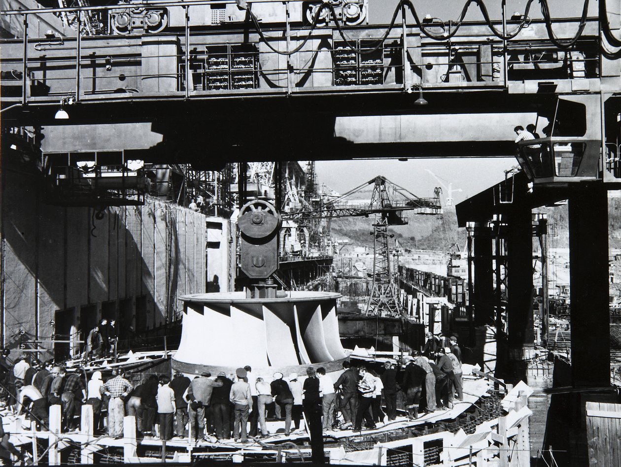 Sayano-Shushenskaya vannkraftstasjon, USSR, 1970-tallet av Unbekannt