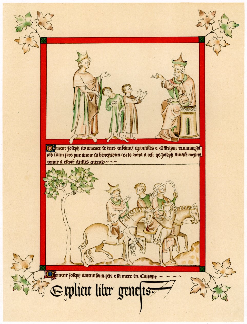Scener fra Josefs liv, c1310-1320 av Unbekannt