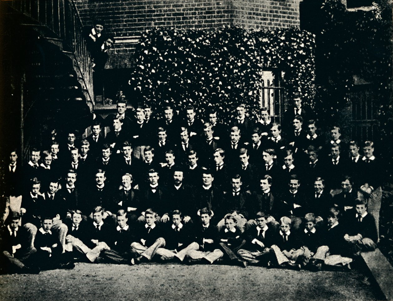 Skolehuset, Harrow, 1887, 1945. av Unbekannt