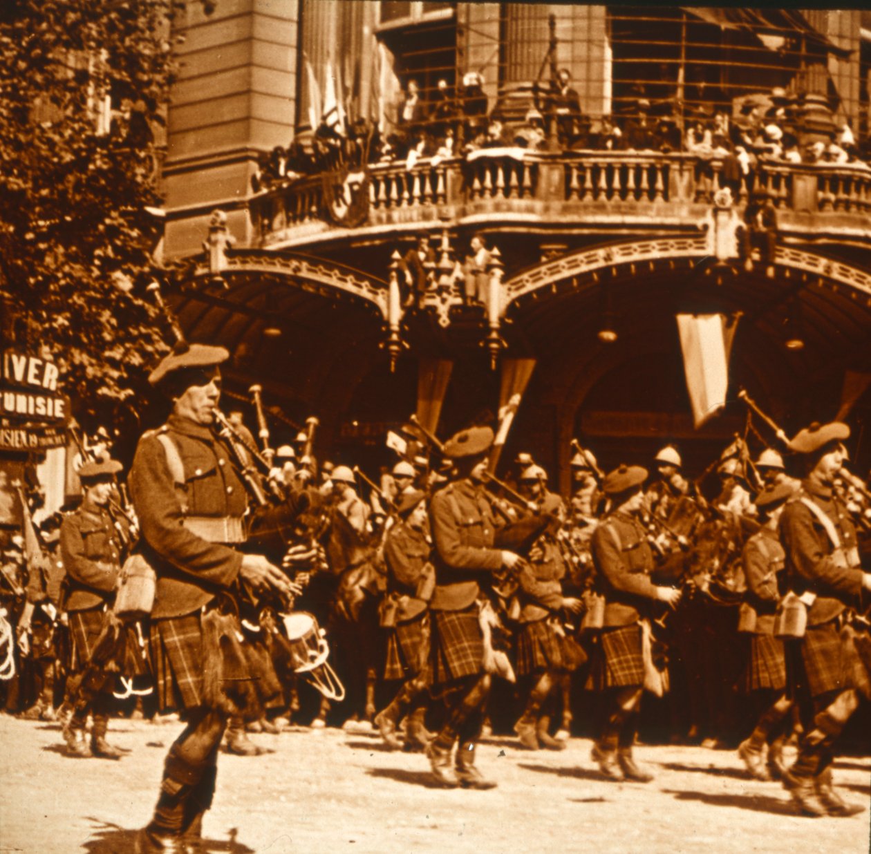 Skotske soldater, 14. juli 1919 av Unbekannt