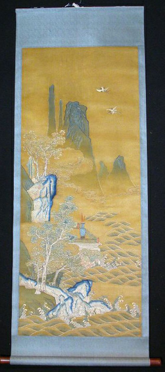 Scroll, Kina, Qing-dynastiet 1644-1911, ca. 1840. av Unbekannt