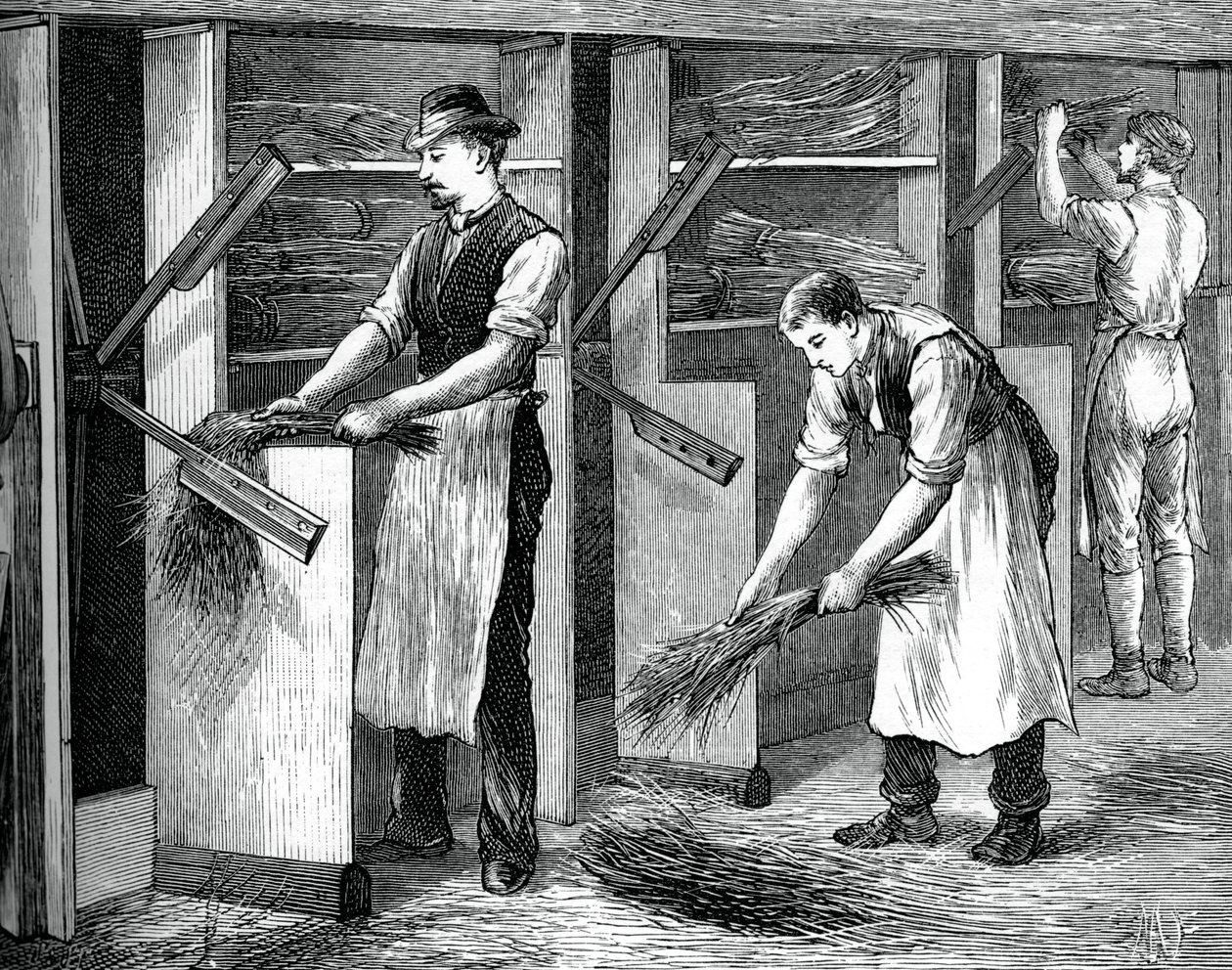 Skjæreverk, c1880 av Unbekannt