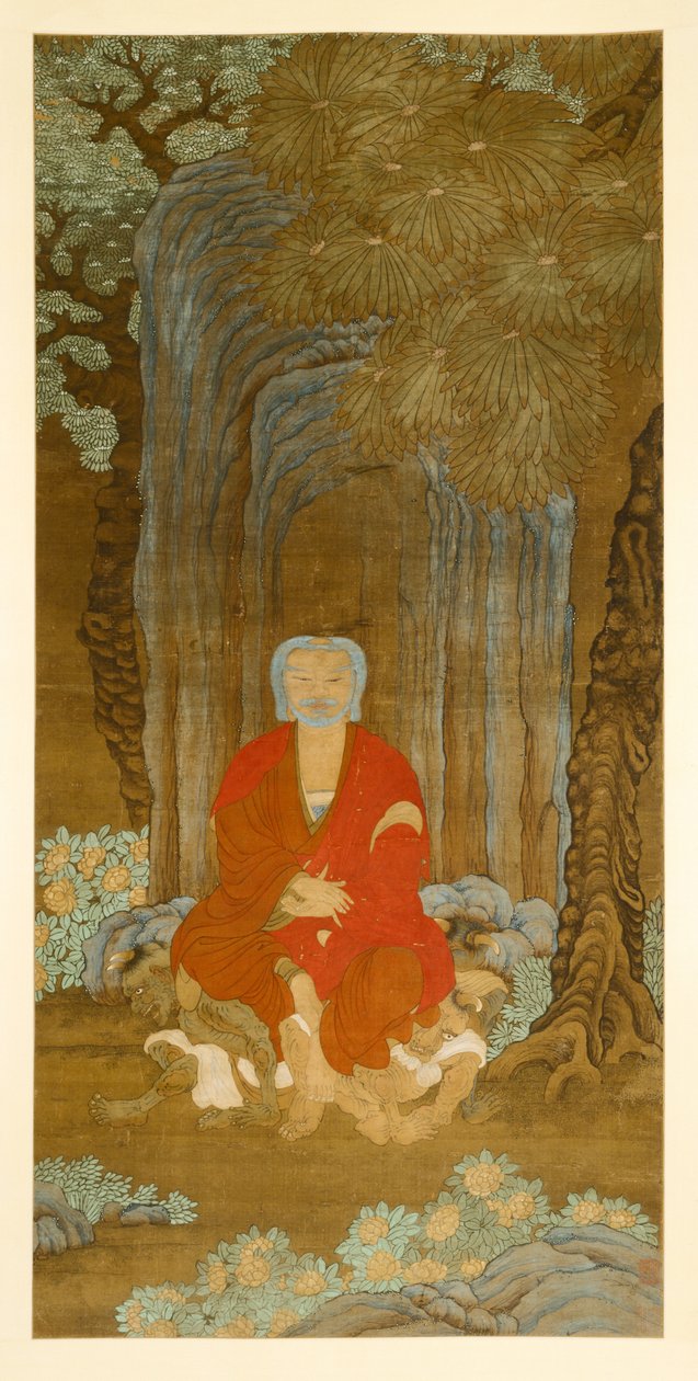 Shakyamuni under Bodhi-treet, 1600-50. av Unbekannt