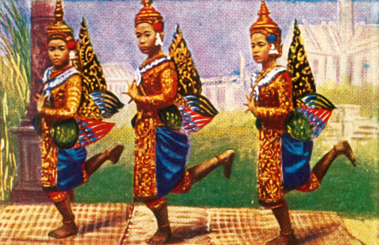 Siamesiske dansere, c1928. av Unbekannt