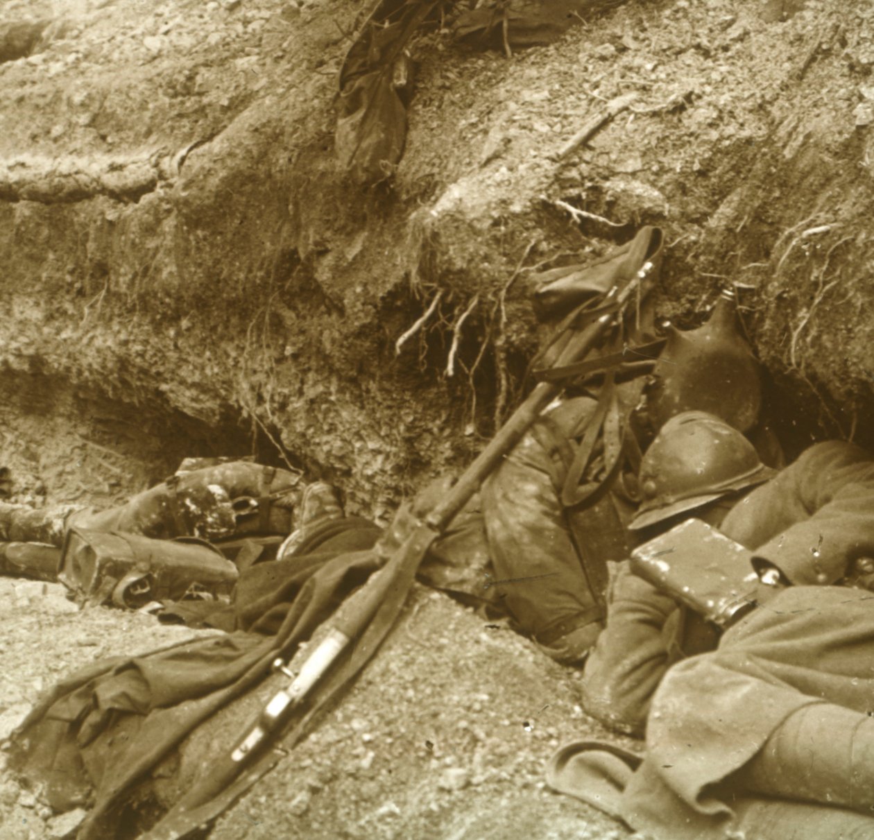 Siesta, Verdun, Nord-Frankrike, 1916 av Unbekannt